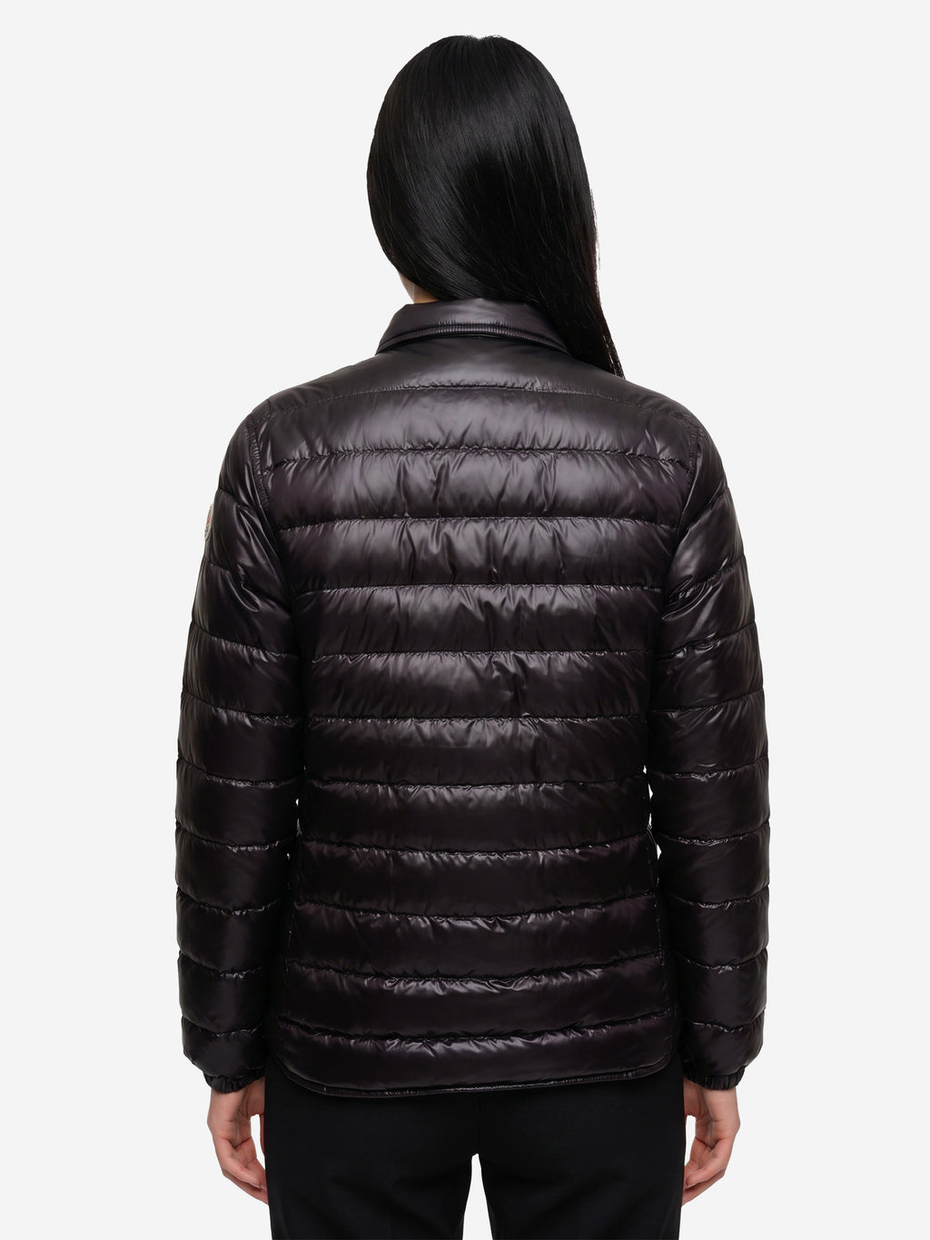 Moncler Women's Fouine Padded Shirt Jacket in Black