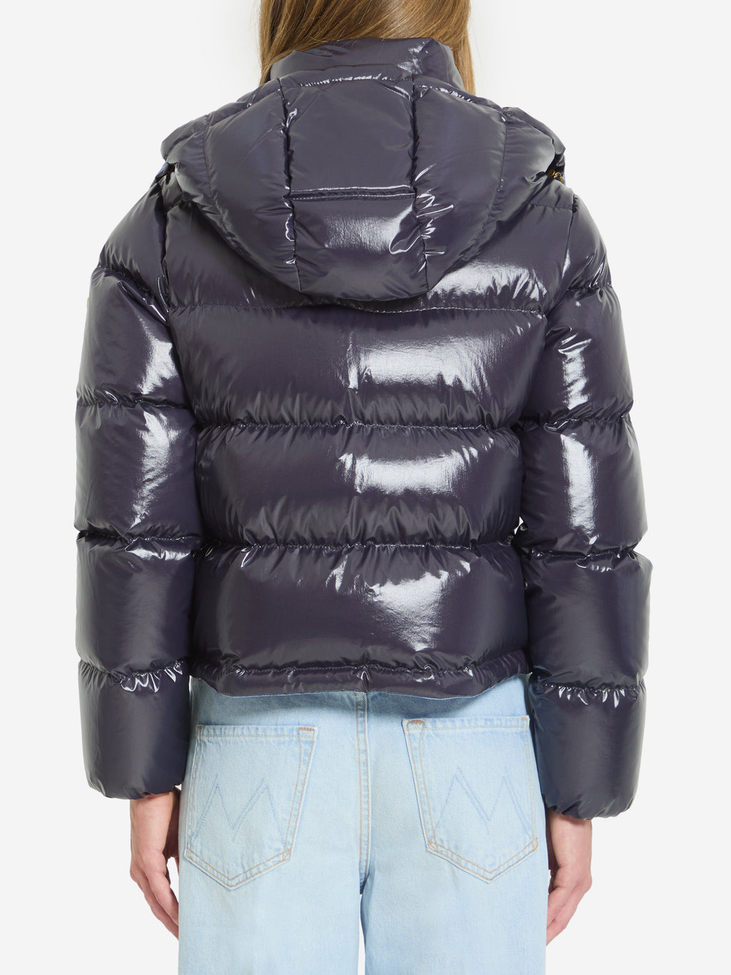 Moncler Women's Niveole Short Puffer Jacket in Blue