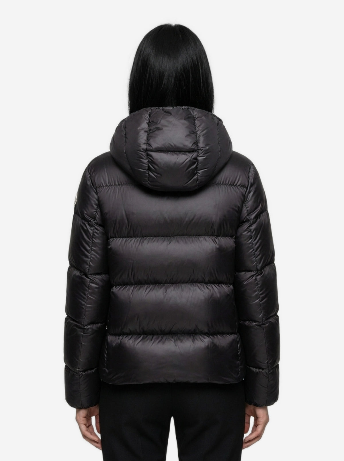 Moncler Women's Feligule Short Down Jacket in Black