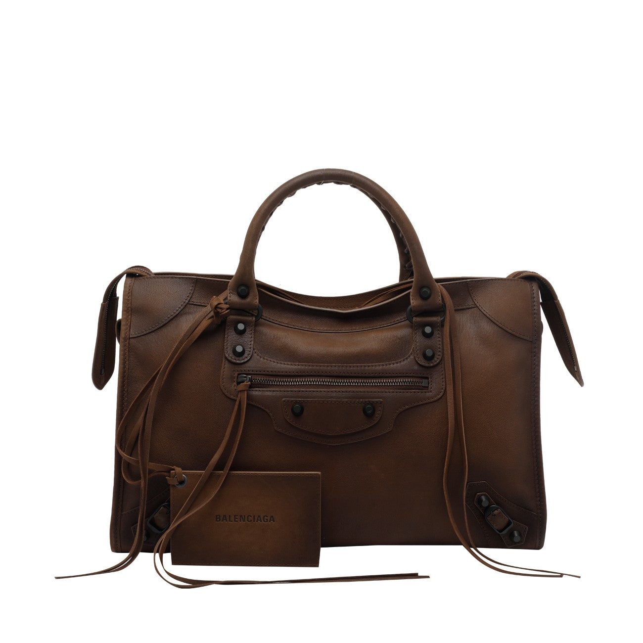 Balenciaga Women's Medium Le City Handbag in Brown