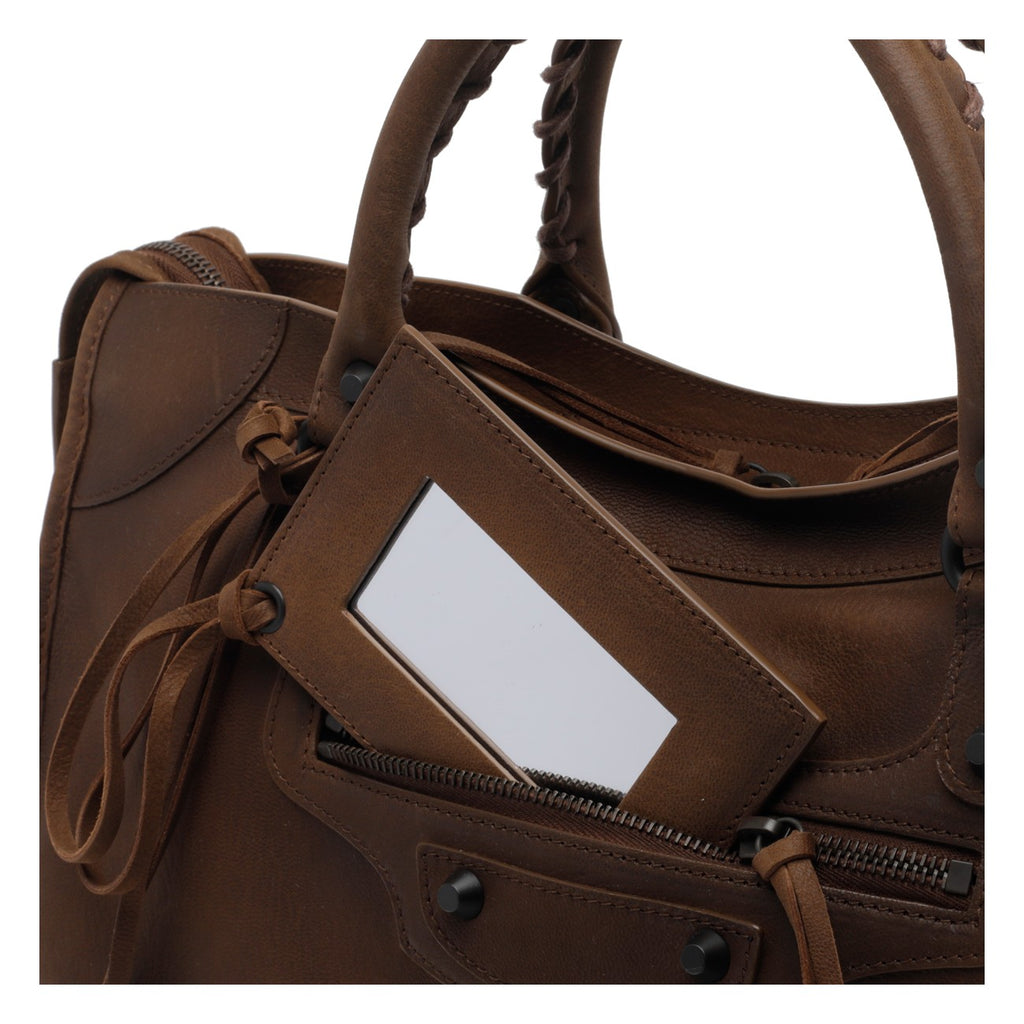 Balenciaga Women's Medium Le City Handbag in Brown