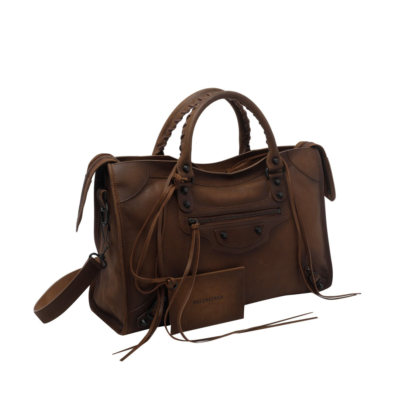 Balenciaga Women's Medium Le City Handbag in Brown
