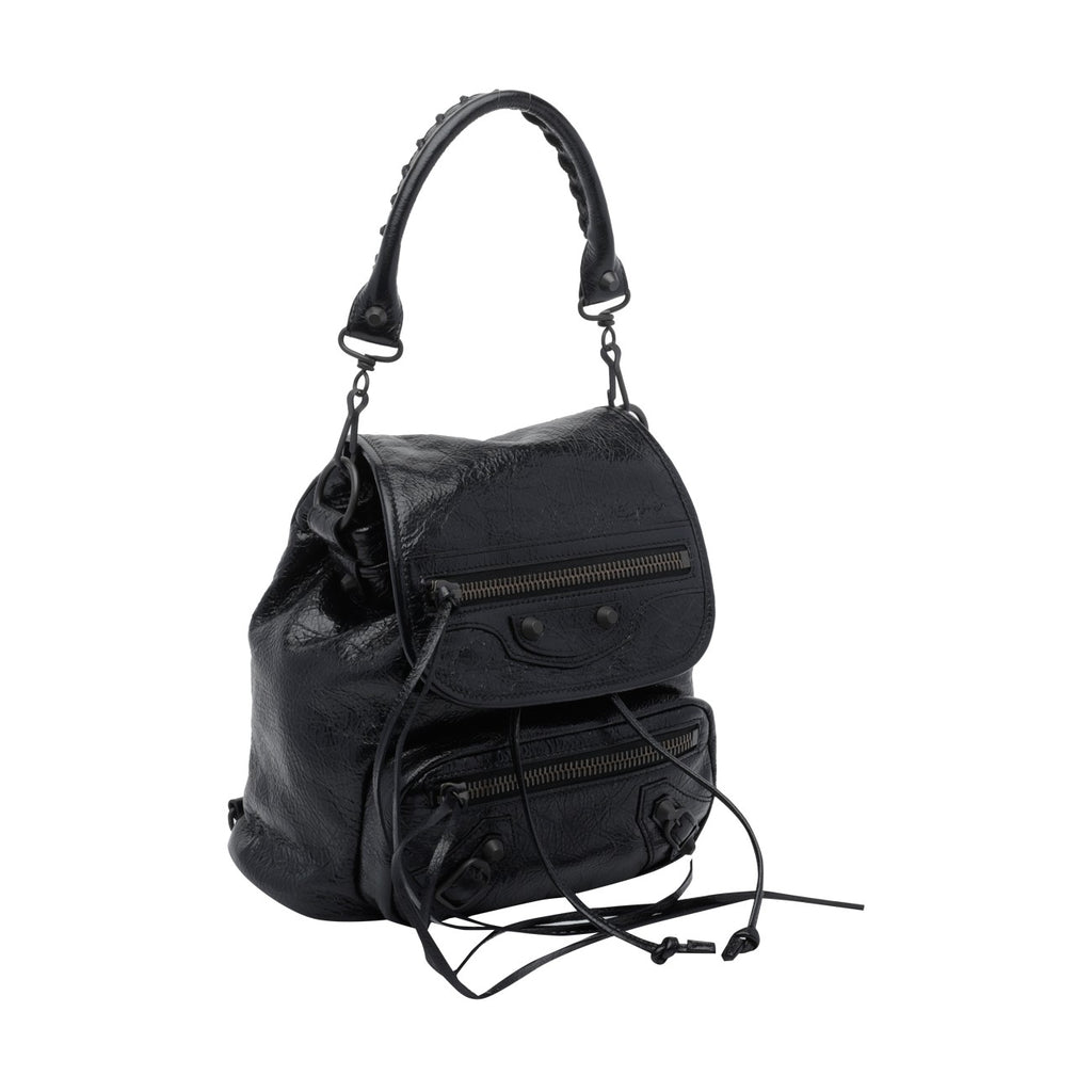 Balenciaga Women's Mini Le City Backpack in Black