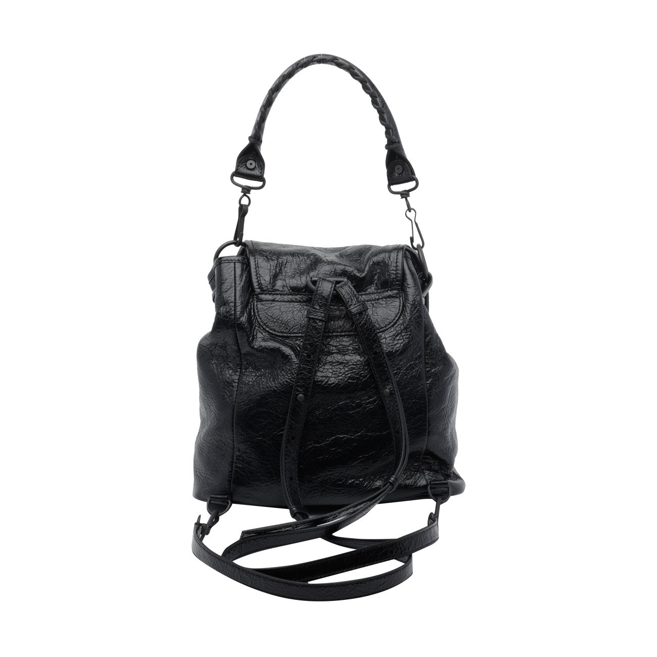 Balenciaga Women's Mini Le City Backpack in Black
