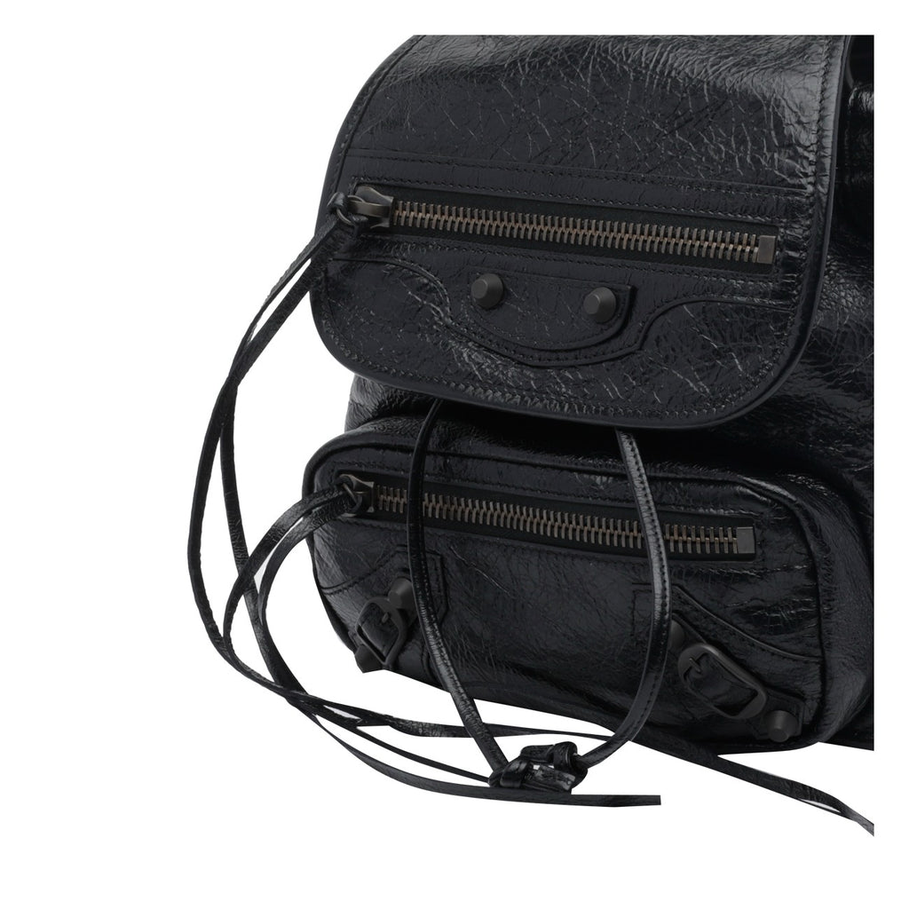 Balenciaga Women's Mini Le City Backpack in Black