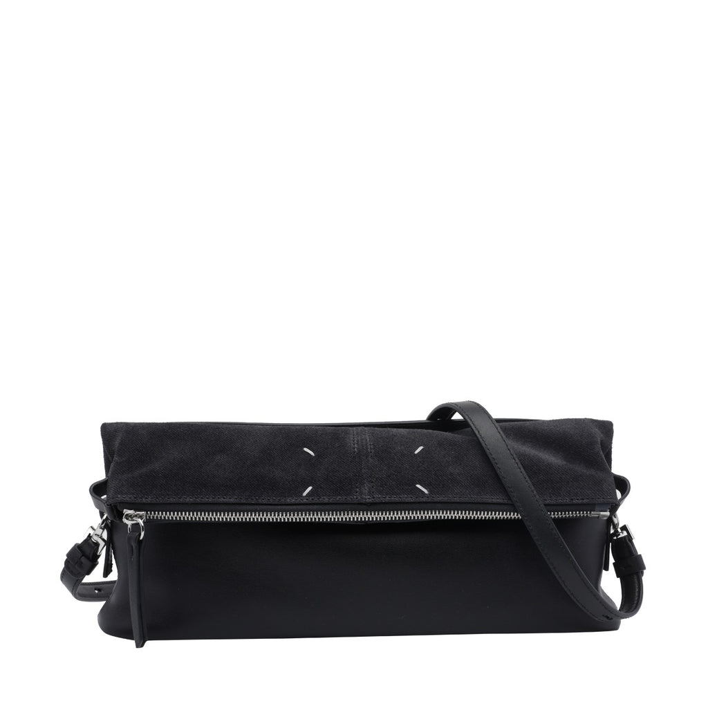Maison Margiela Women's 5AC Soft Calf Leather Pouch in Grey
