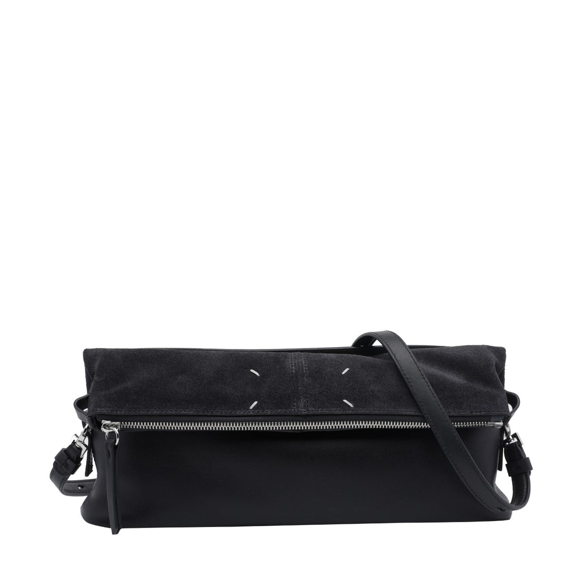Maison Margiela Women's 5AC Soft Calf Leather Pouch in Grey