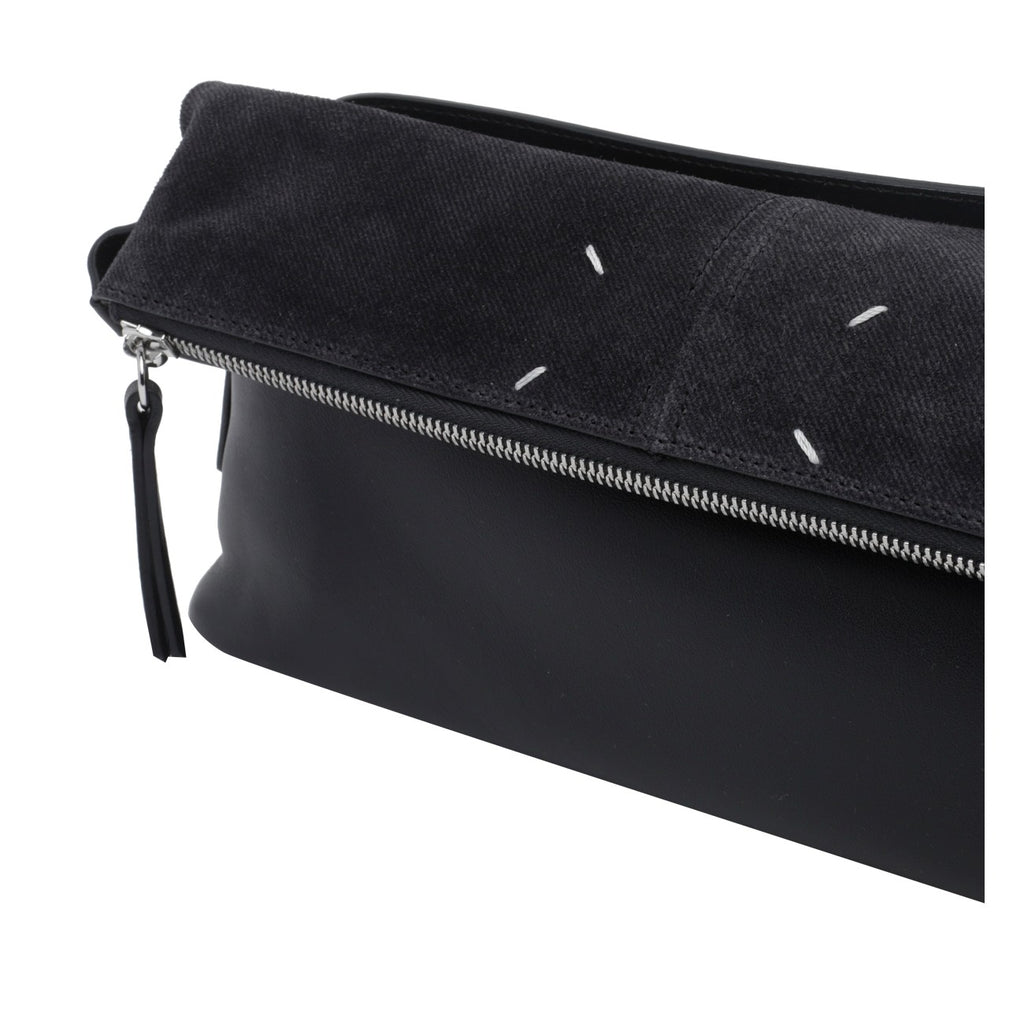 Maison Margiela Women's 5AC Soft Calf Leather Pouch in Grey
