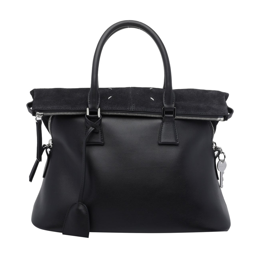 Maison Margiela Women's Mini 5AC Soft Crossbody Bag in Dark Grey