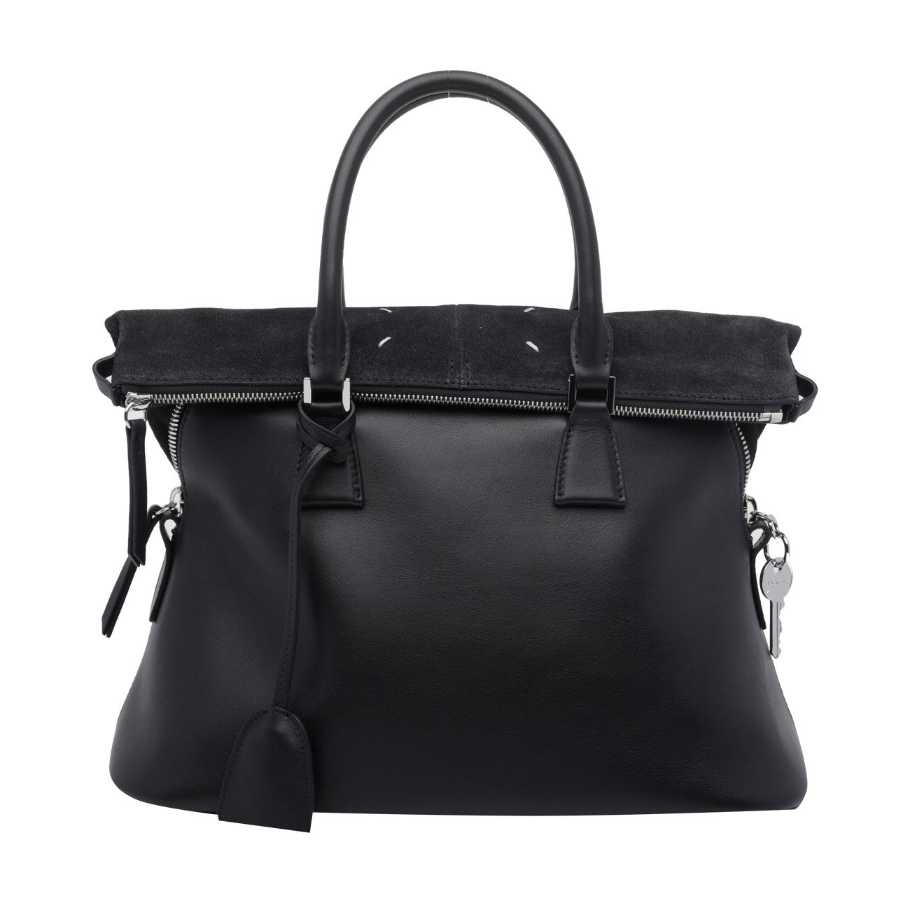 Maison Margiela Women's Mini 5AC Soft Crossbody Bag in Dark Grey