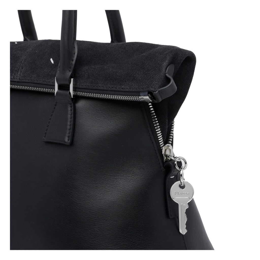 Maison Margiela Women's Mini 5AC Soft Crossbody Bag in Dark Grey