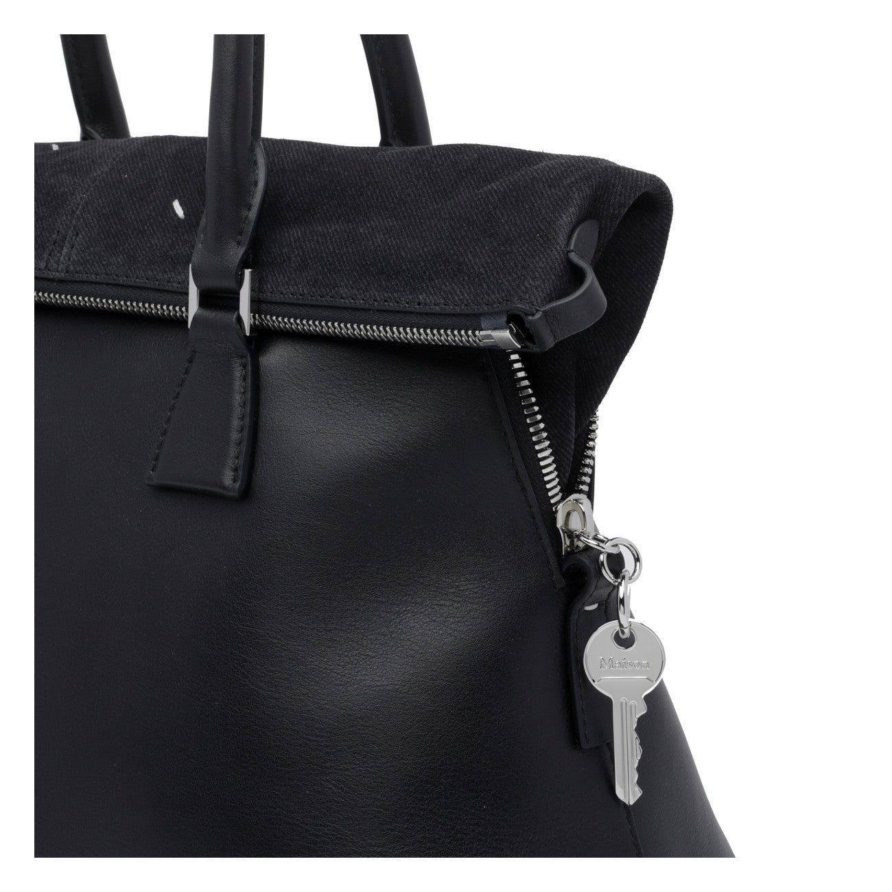Maison Margiela Women's Mini 5AC Soft Crossbody Bag in Dark Grey
