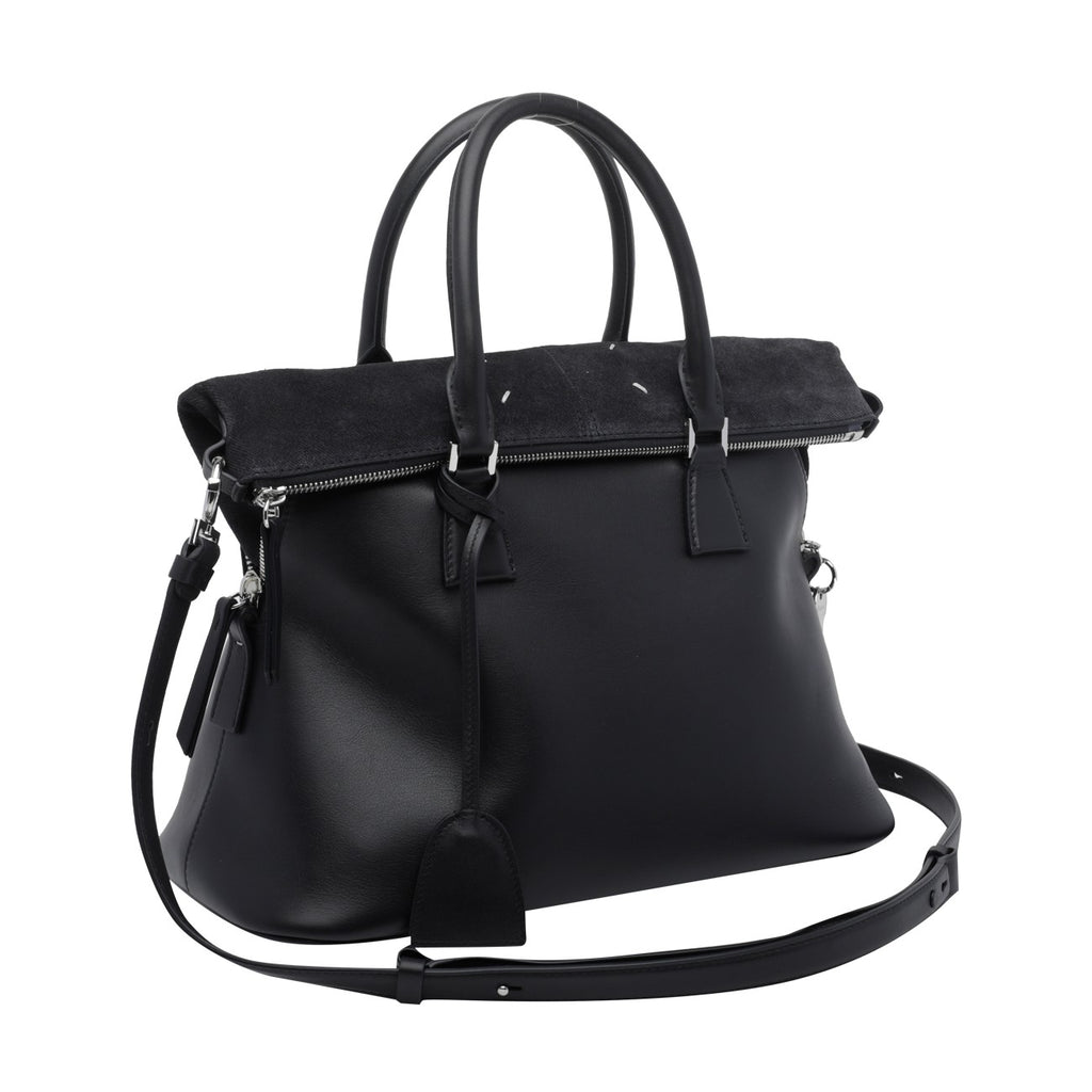 Maison Margiela Women's Mini 5AC Soft Crossbody Bag in Dark Grey