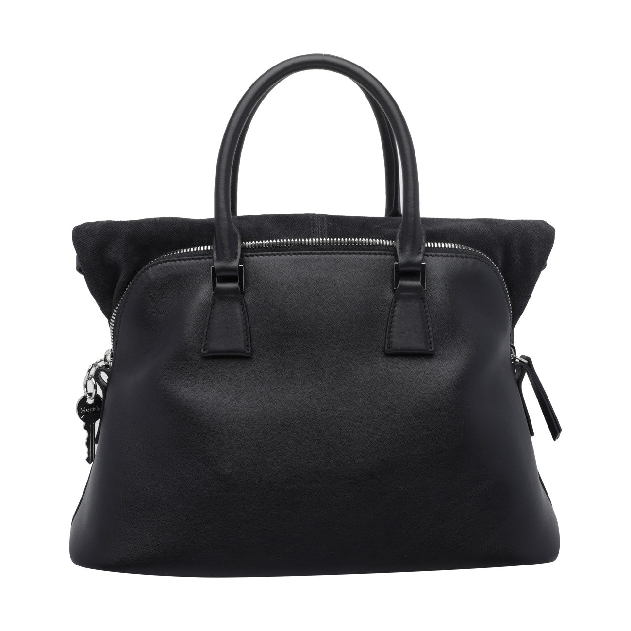 Maison Margiela Women's Mini 5AC Soft Crossbody Bag in Dark Grey