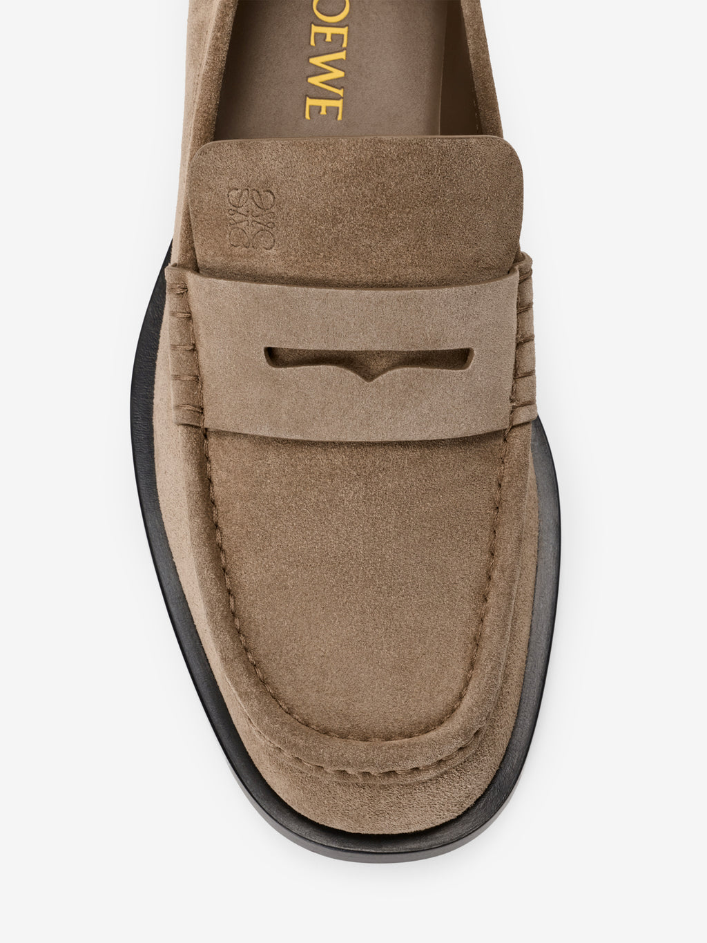 Loewe Men's Bobine Loafers in Brown