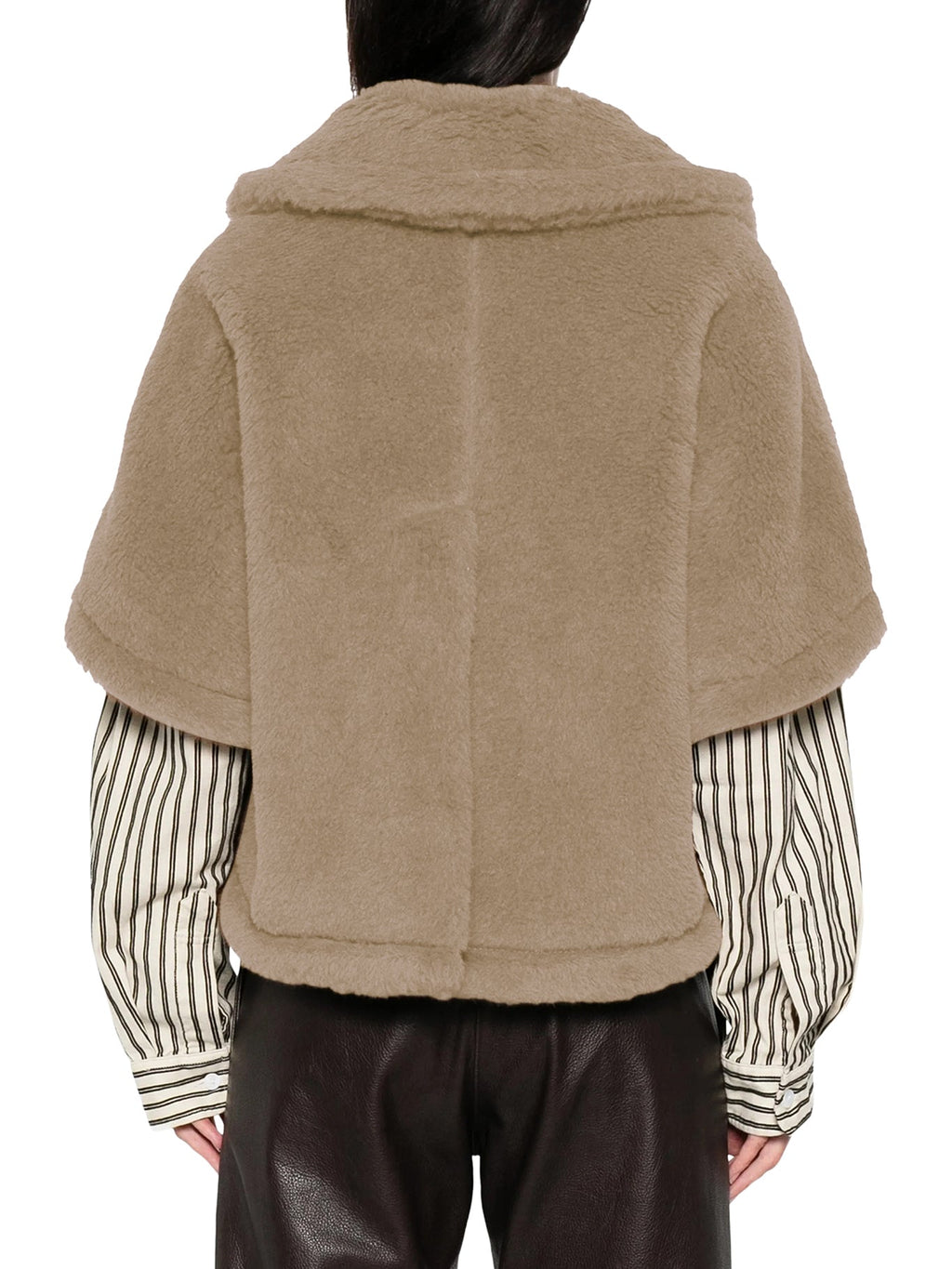 Max Mara Women's CORVINO 4 TEDDY SHORT COAT in Beige