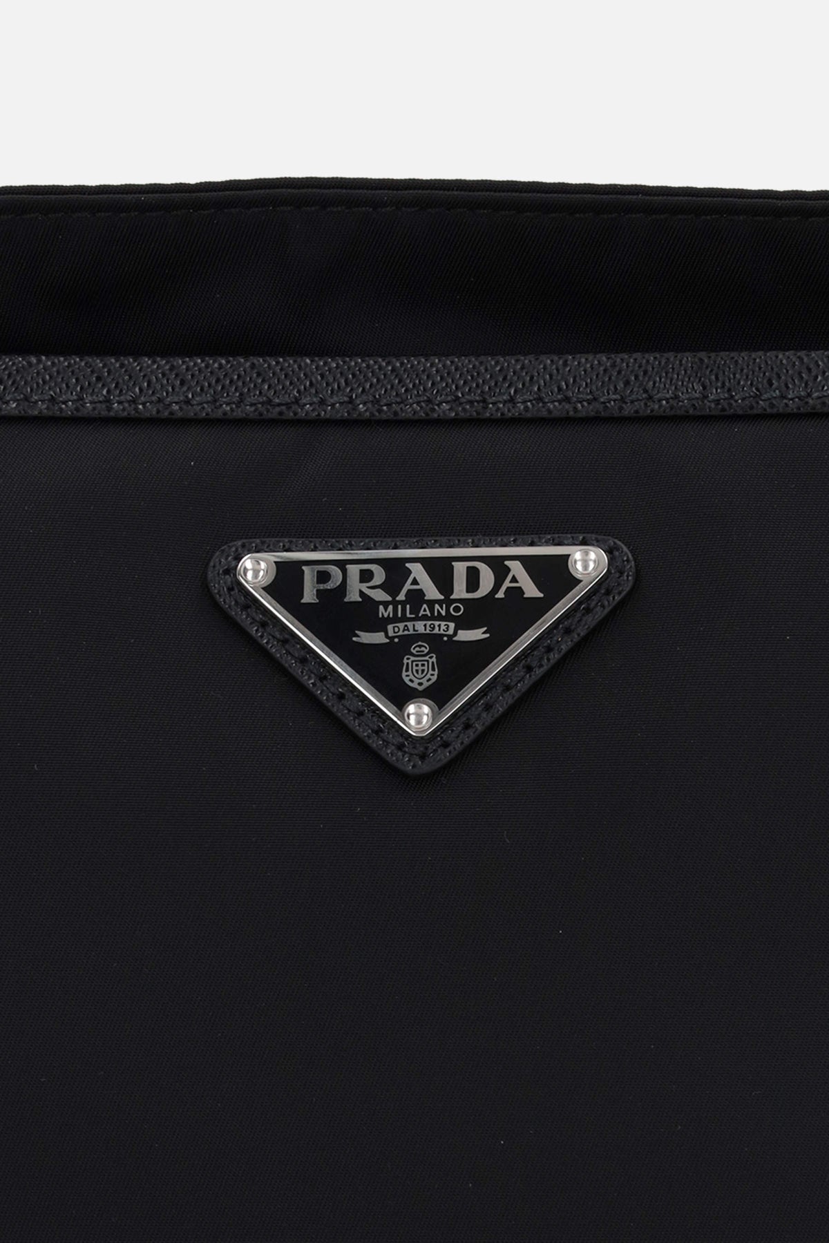 Prada Men's Crossbody Bag in Black Leather