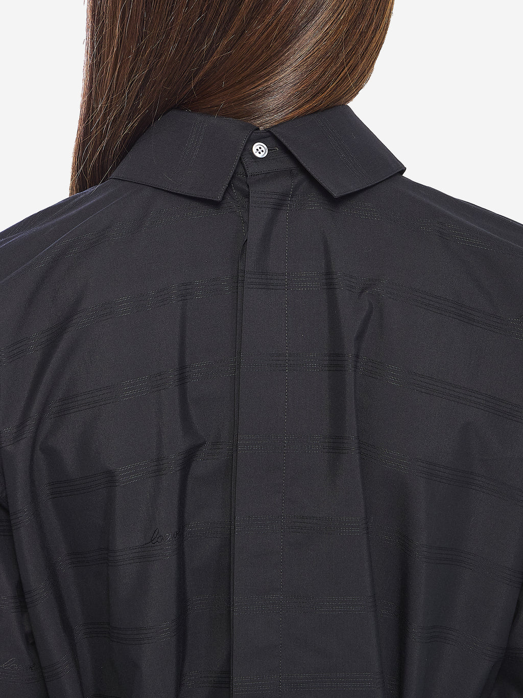 Loewe Women's Mini Shirt Dress in Black