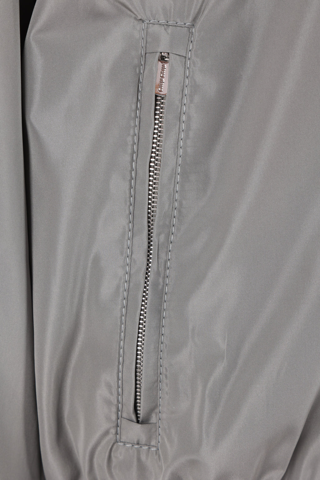 Miu Miu Women's Bomber Jacket in Piombo