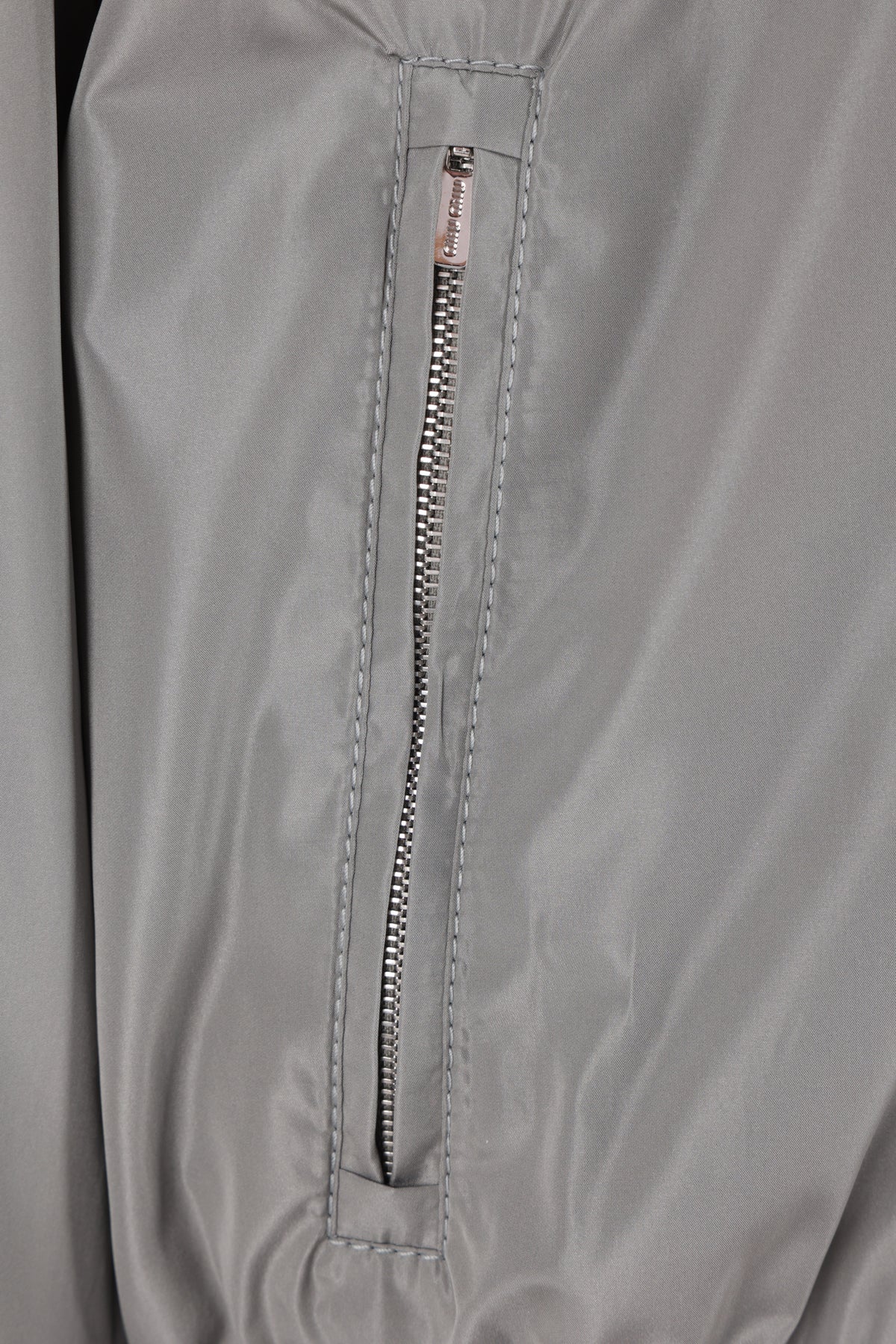 Miu Miu Women's Bomber Jacket in Piombo
