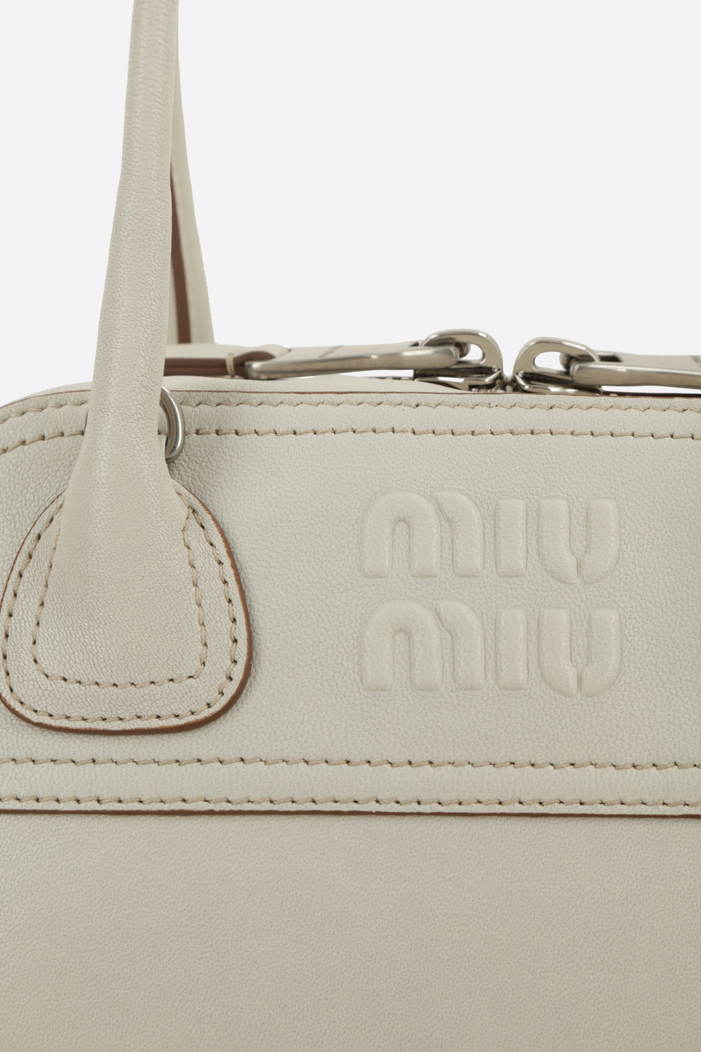 Miu Miu Women's Top Handle Bag in Talco