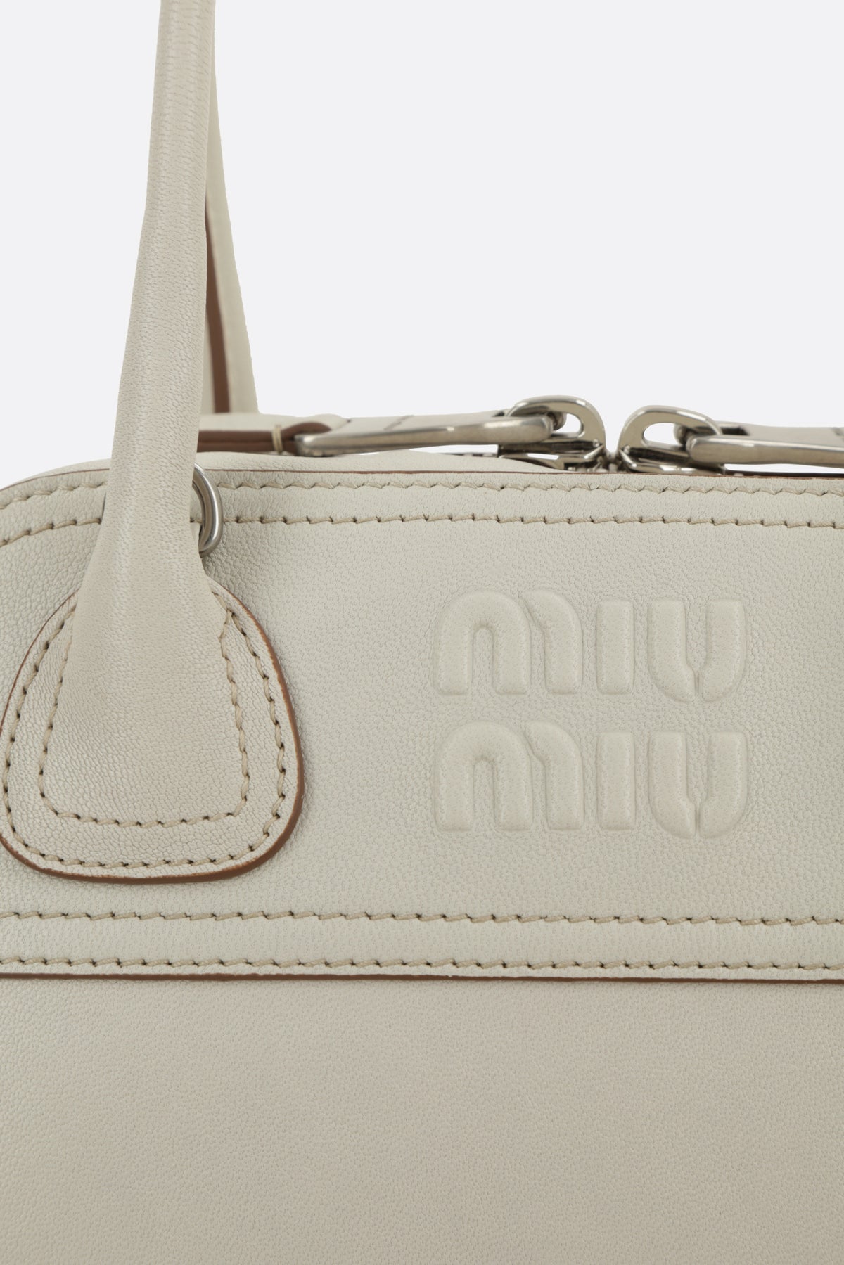 Miu Miu Women's Top Handle Bag in Talco