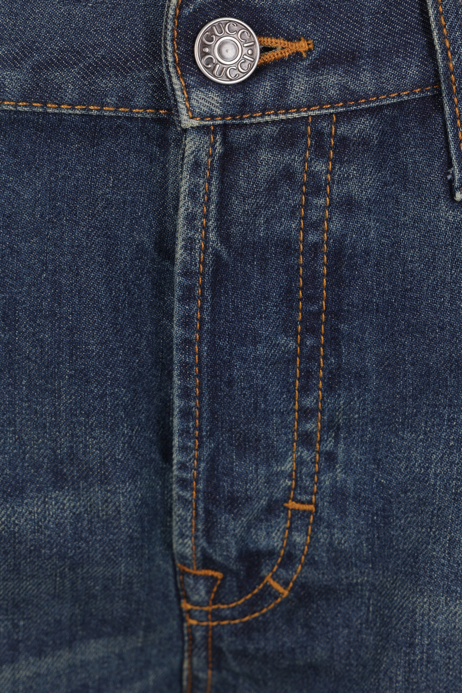 Gucci Women's Horsebit Jeans in Blue
