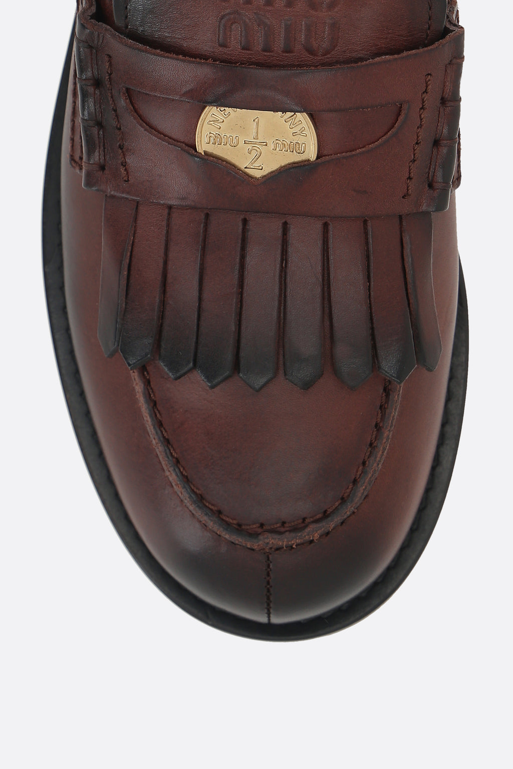 Miu Miu Women's Loafers in Caffe