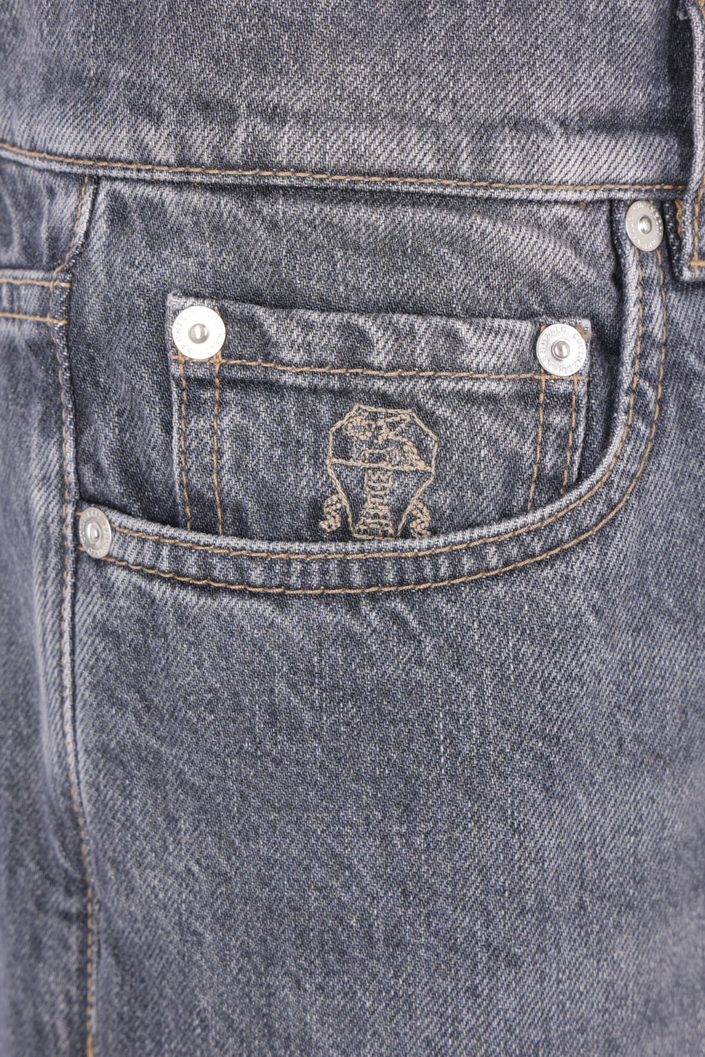 Brunello Cucinelli Men's Jeans in Grey