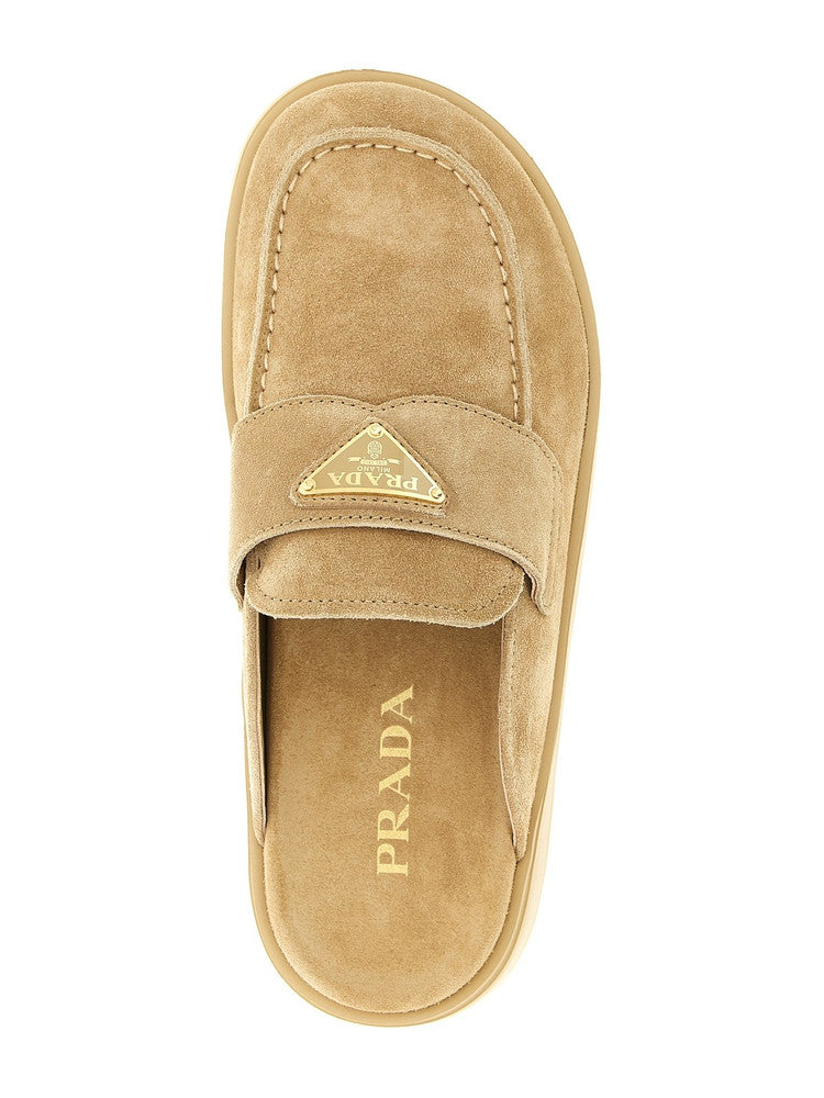 Prada Women's Slippers in Beige