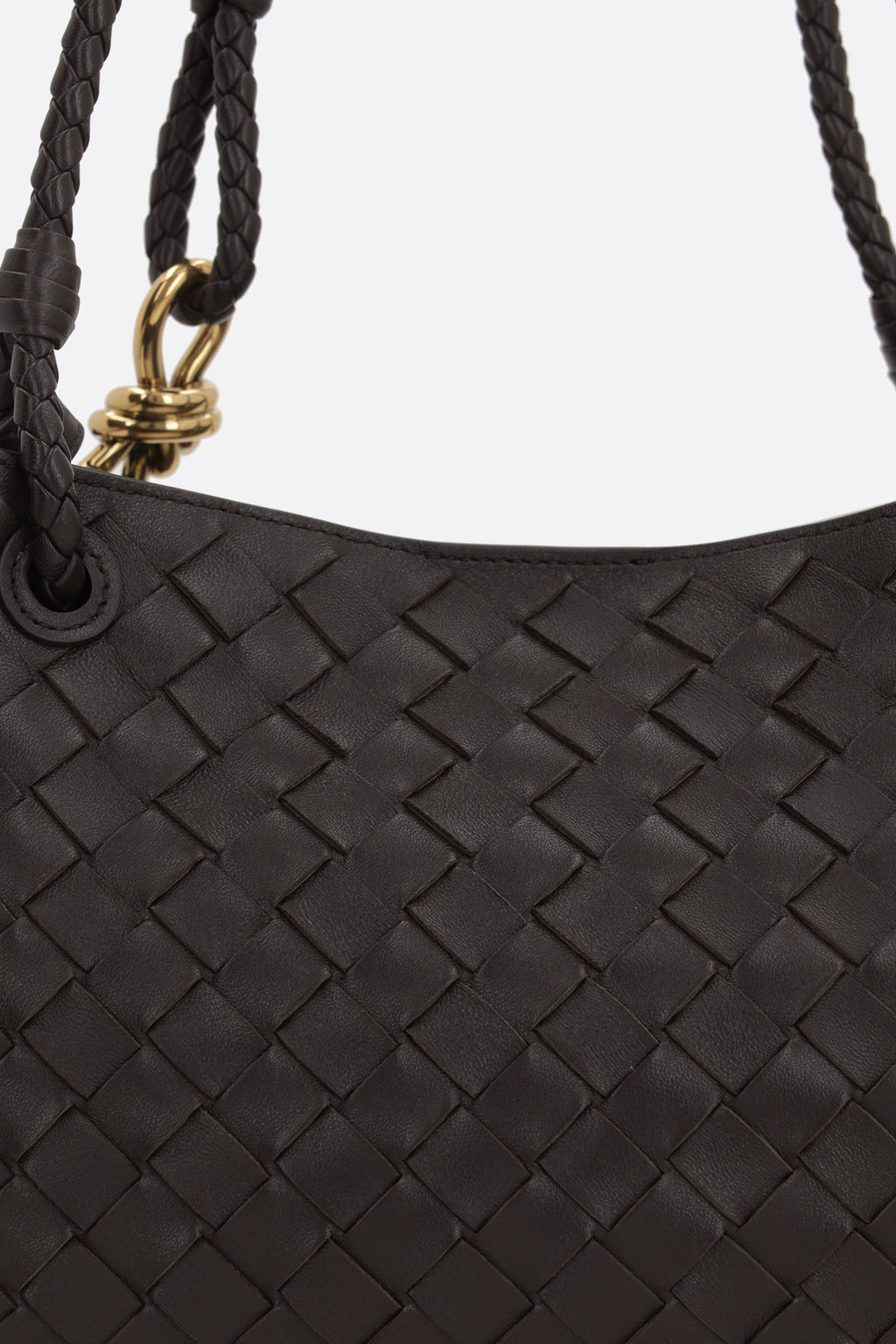 Bottega Veneta Women's Top Handle Bag in Fondente