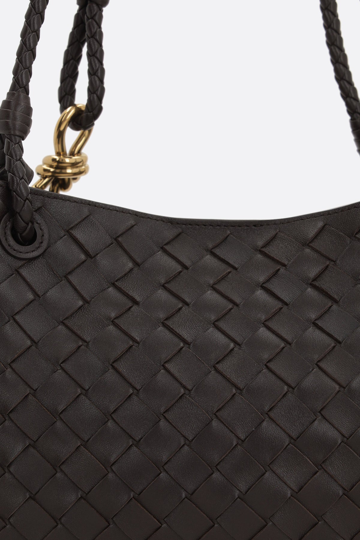 Bottega Veneta Women's Top Handle Bag in Fondente