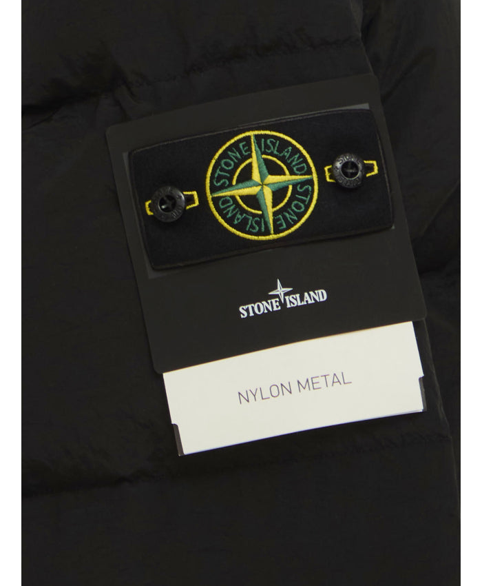 Stone Island Men's Econyl® Nylon Down Jacket in Black