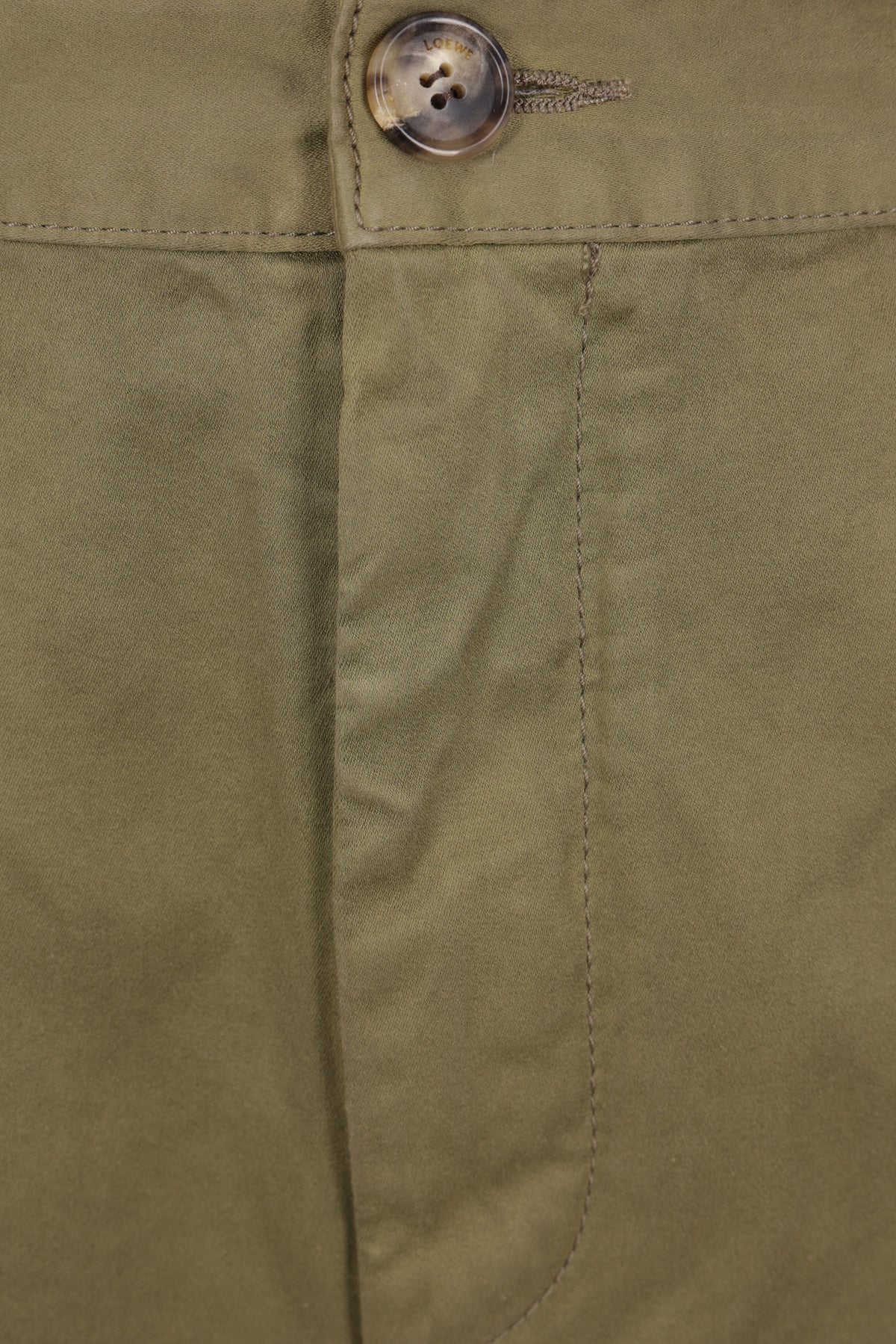 Loewe Men's Jacket in Khaki Green