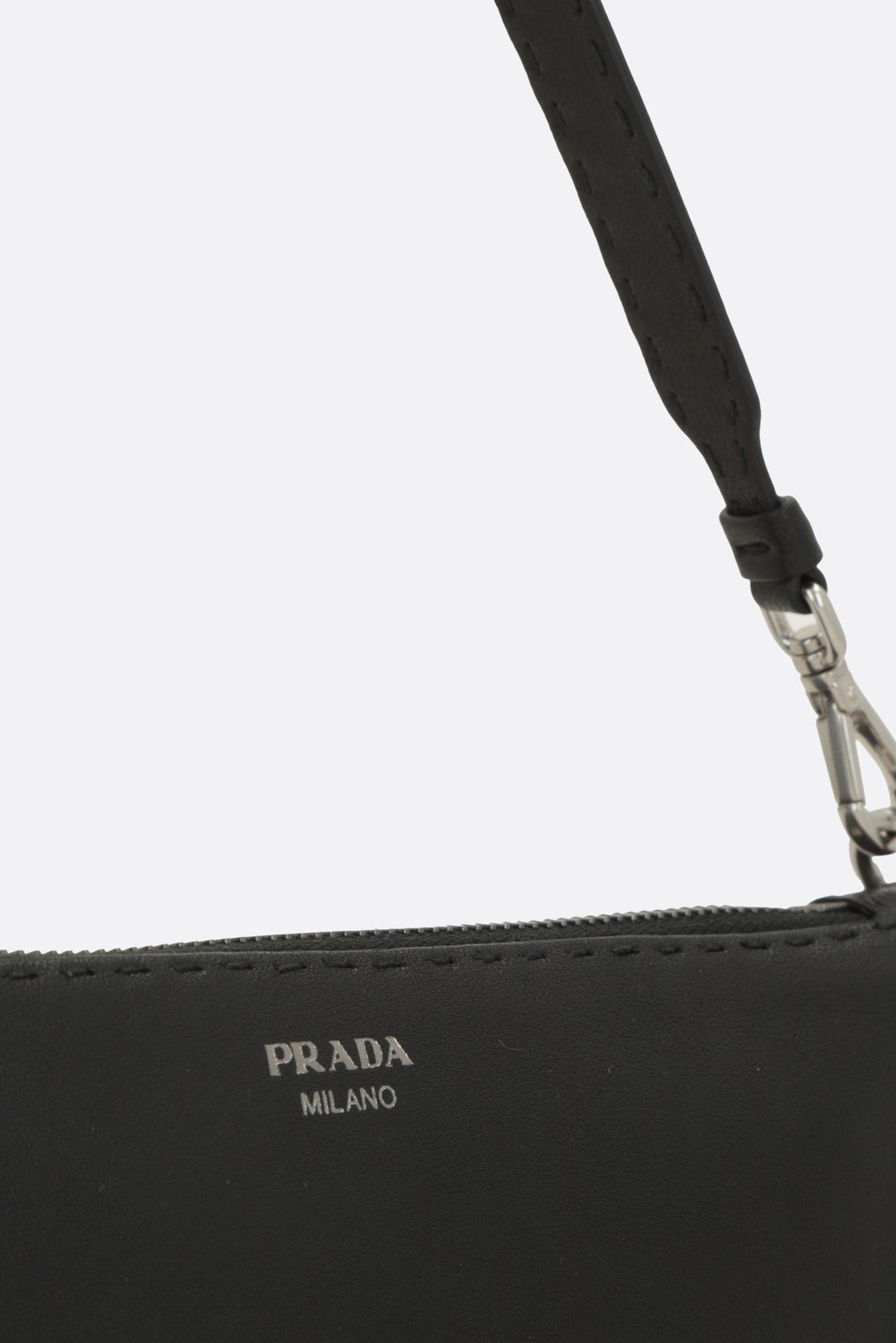Prada Men's Top Handle Bag in Black
