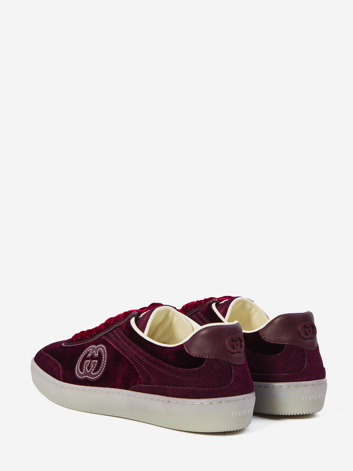 Gucci Women's G75 Sneakers in Bordeaux