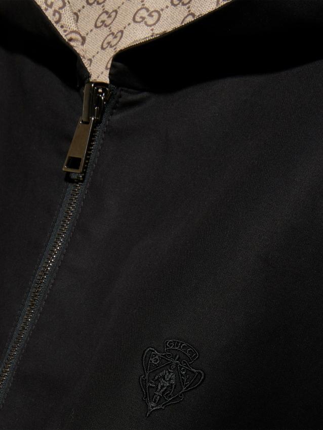 Gucci Men's Reversible Zip Jacket in Black