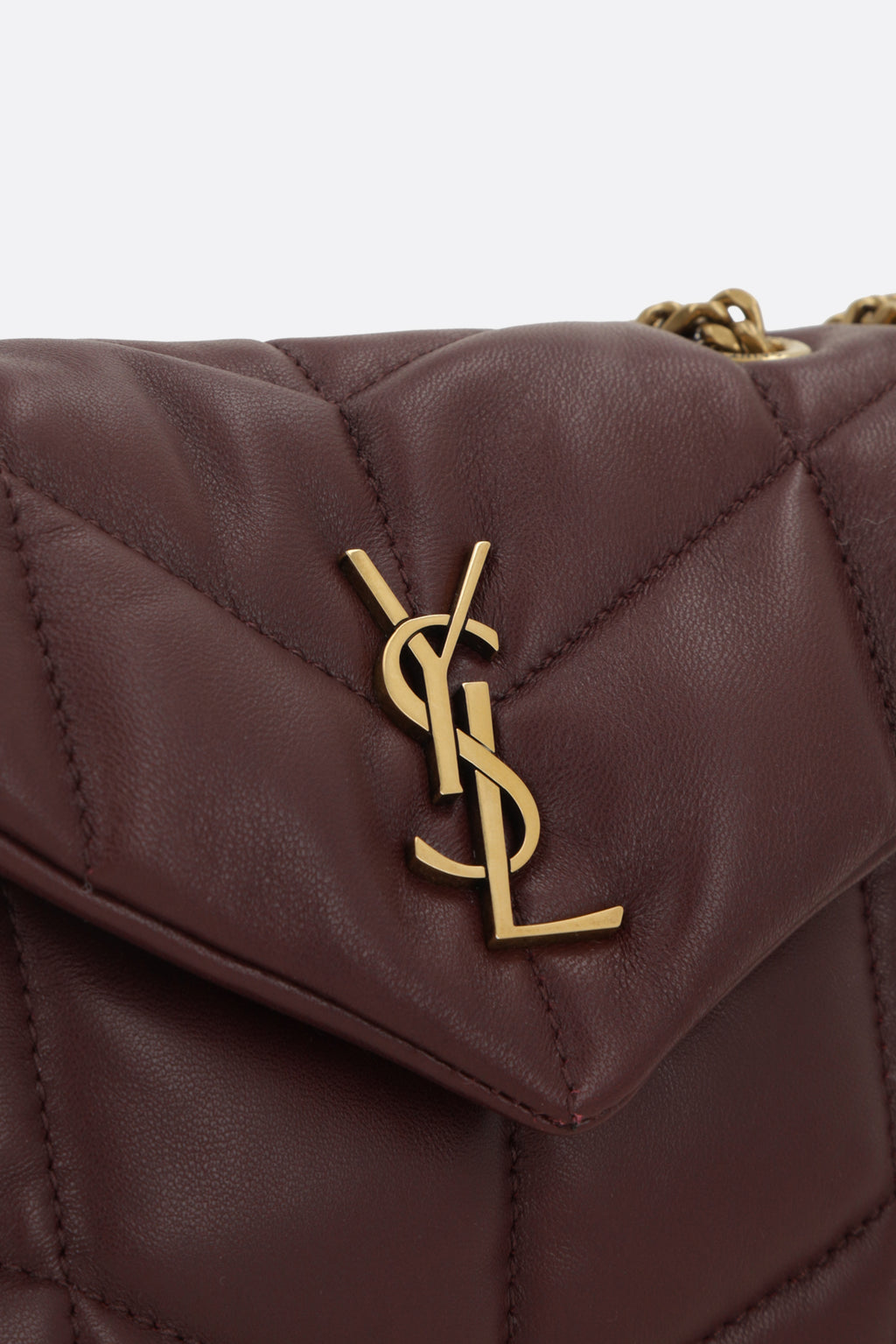 Saint Laurent Women's Shoulder Bag in Hot Wine