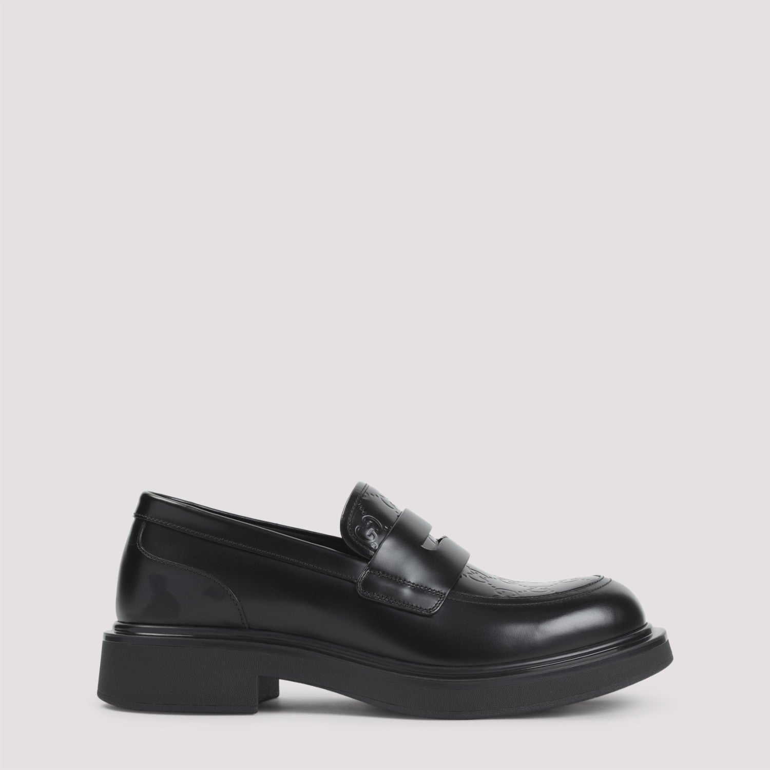 Gucci Men's Enki GG Loafers in Black