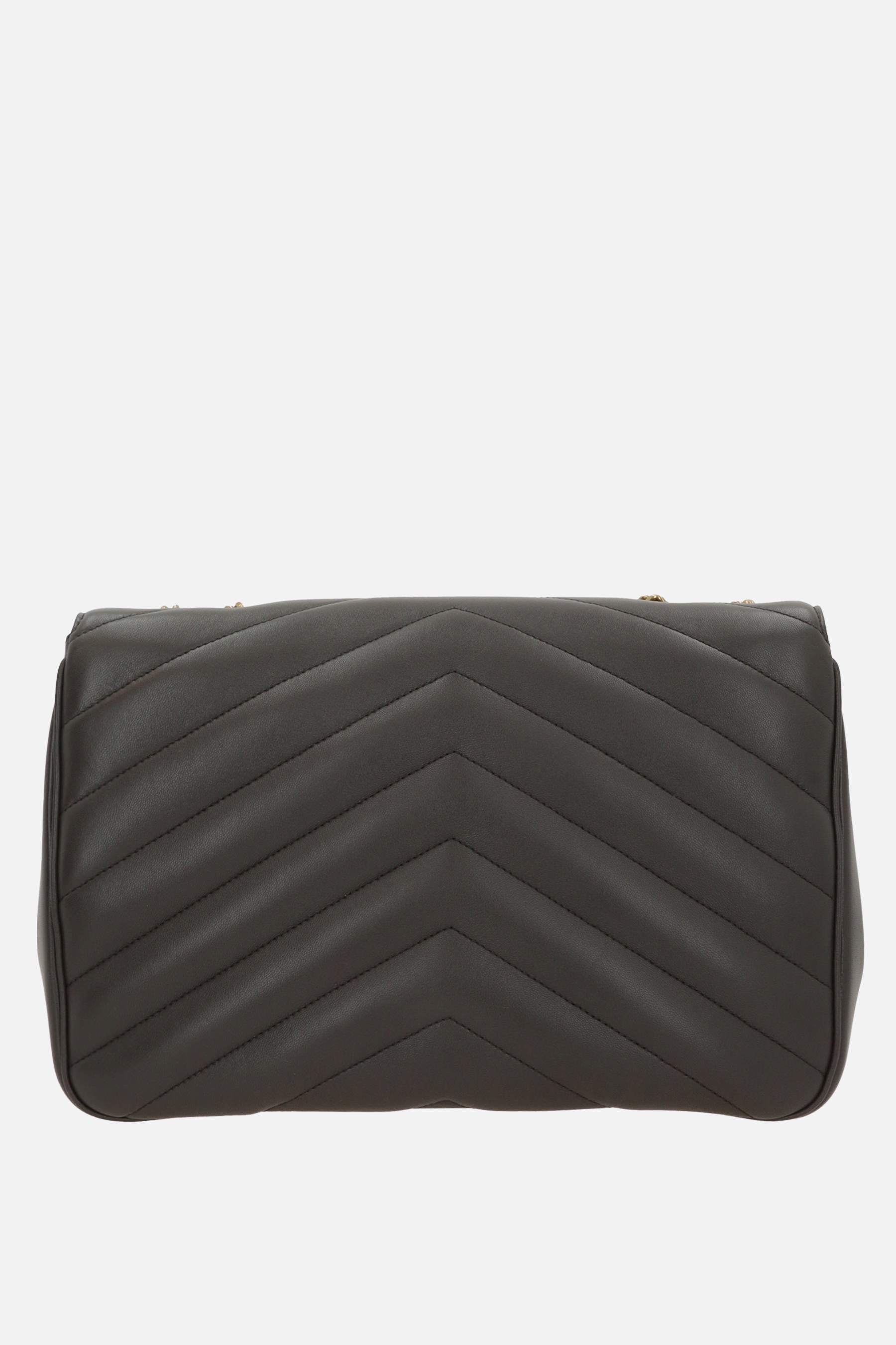 Saint Laurent Women's Saint Laurent YSL Loulou Large Bag in Grey