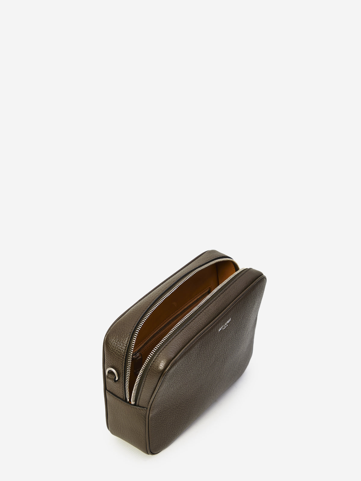 Saint Laurent Men's Camera Bag Small in Brown