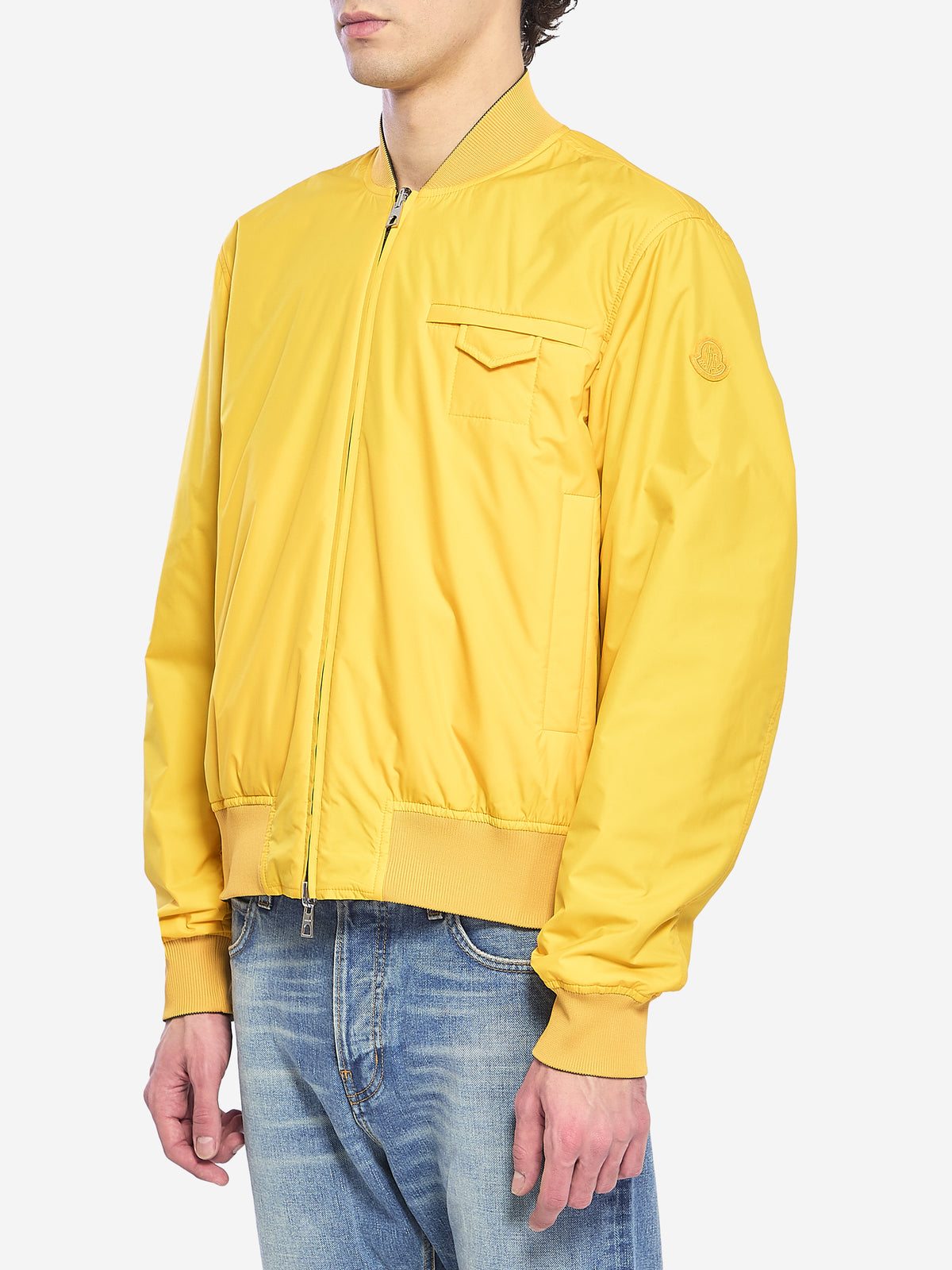 Moncler Men's Reversible Locovez Bomber Jacket in Green