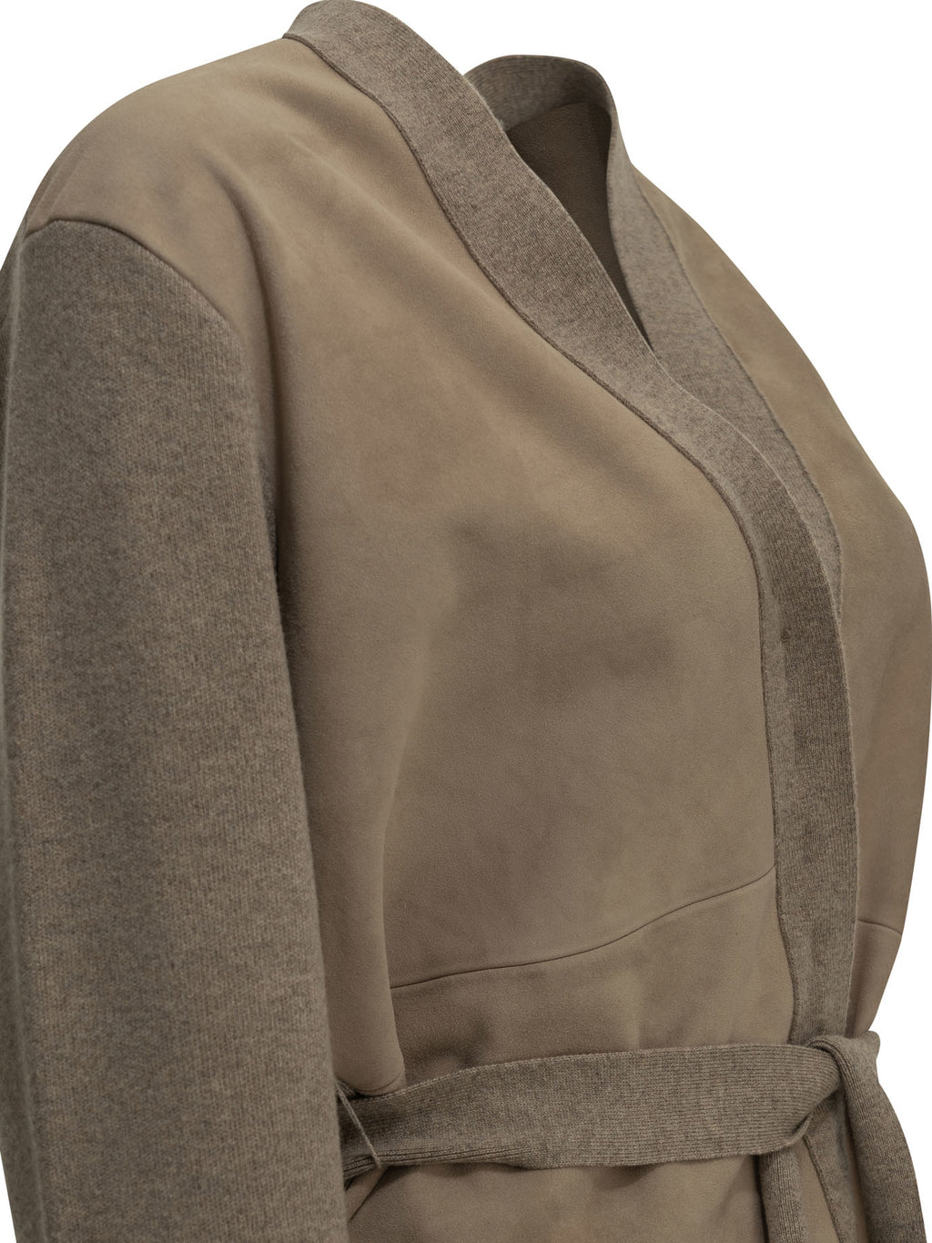 Max Mara Women's Wool and Cashmere Cardigan in Beige