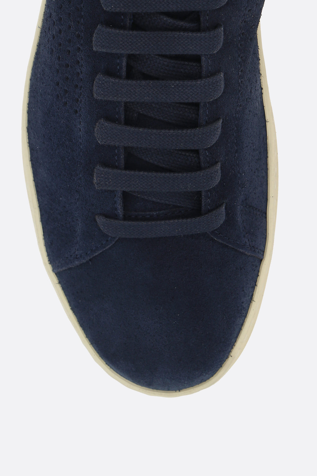 Tom Ford Men's Sneakers in Midnight Blue/Cream