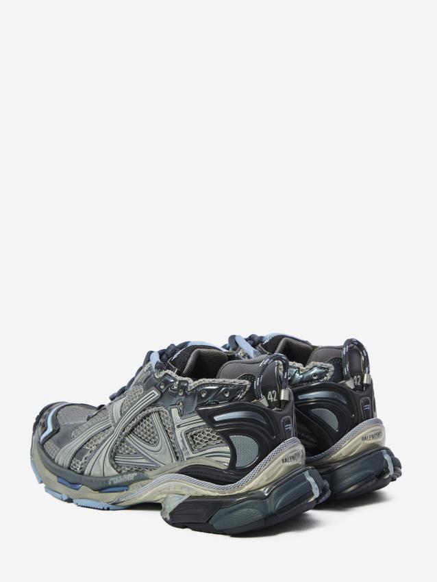 Balenciaga Men's Runner Sneakers in Grey