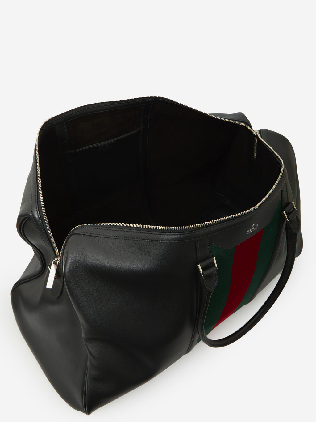 Gucci Men's Large Mega Web Trademark Duffle Bag in Black