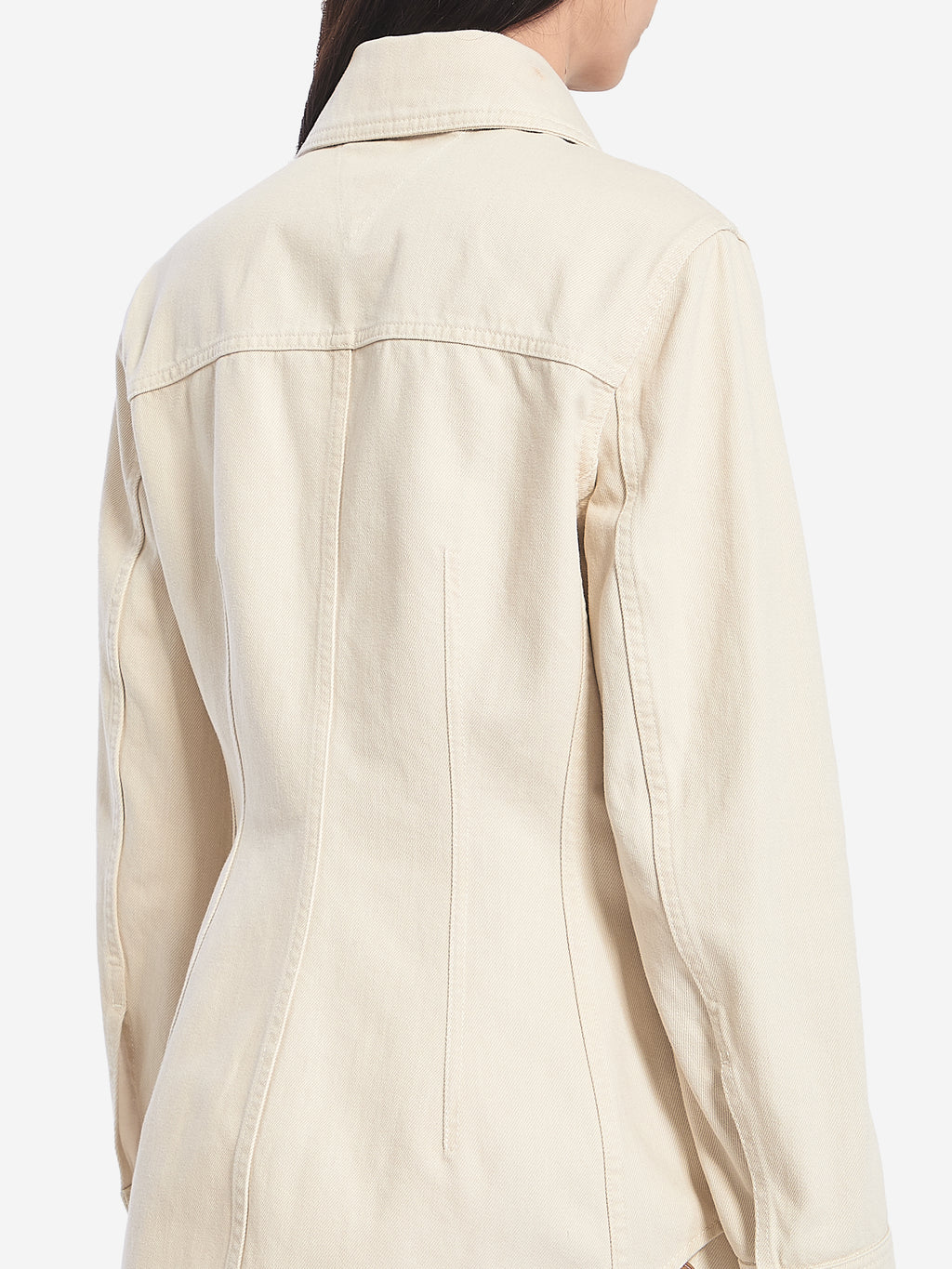 Bottega Veneta Women's Denim Shirt in Cream