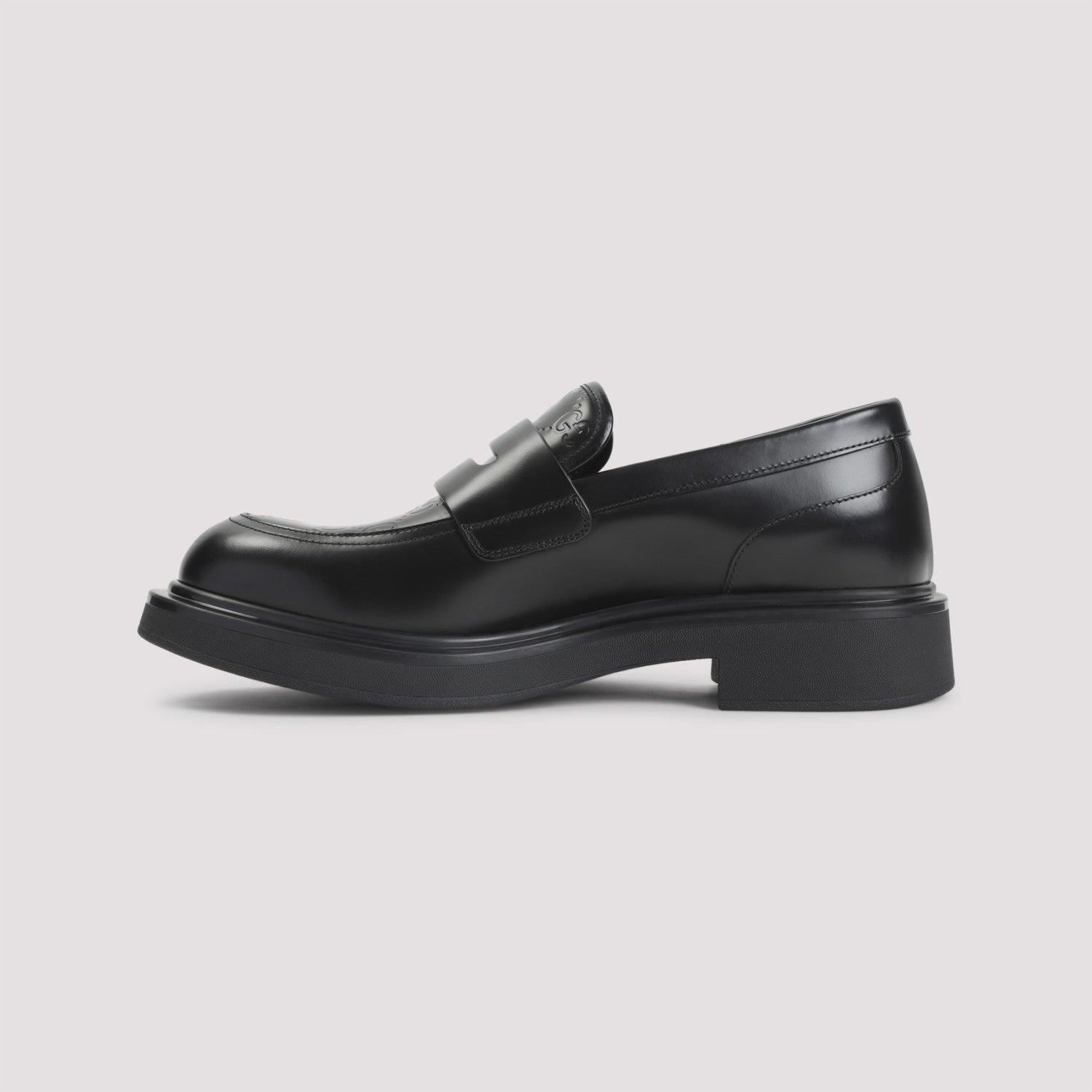 Gucci Men's Enki GG Loafers in Black