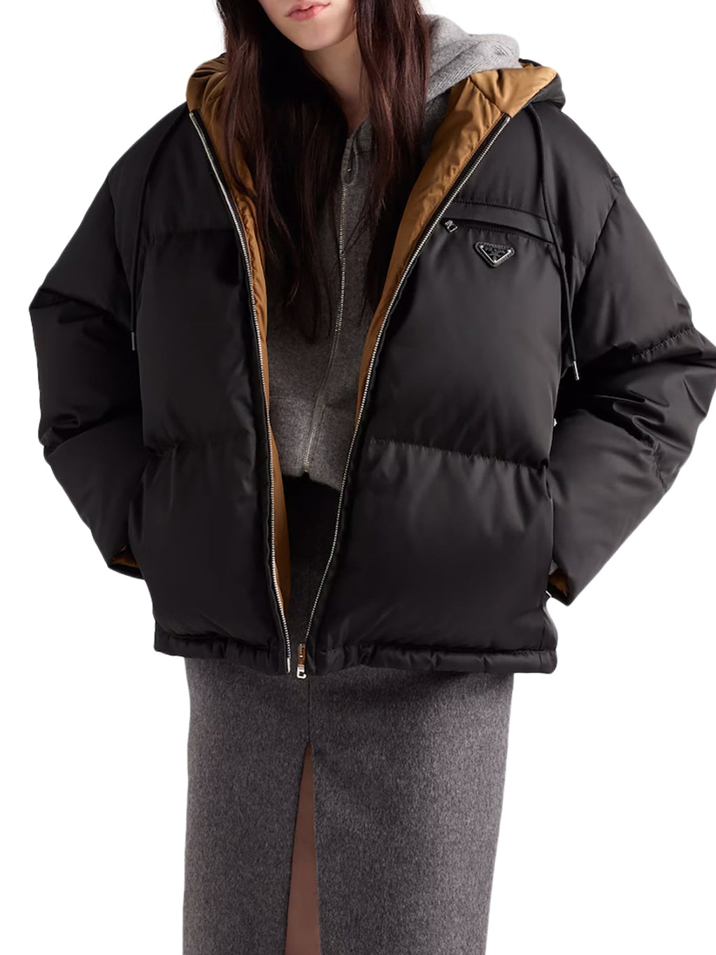 Prada Women's PADDED JACKET RE-NYLON in Black