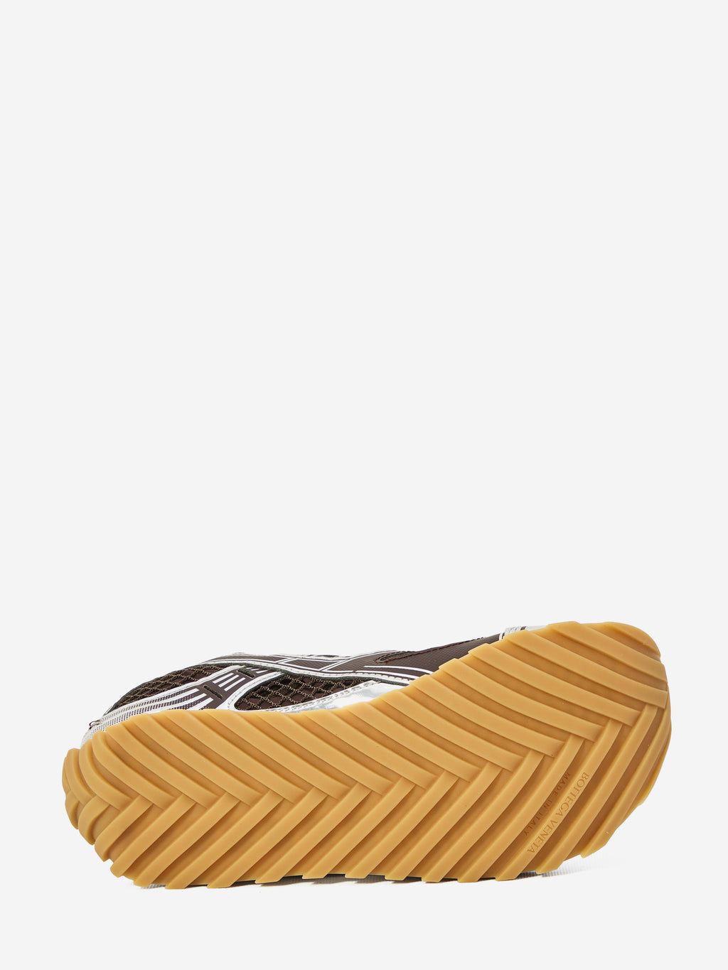 Bottega Veneta Men's Fondant Orbit Sneakers in Brown